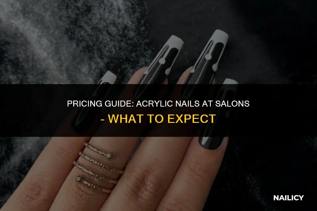 how much is it to get acrylic nails at salon