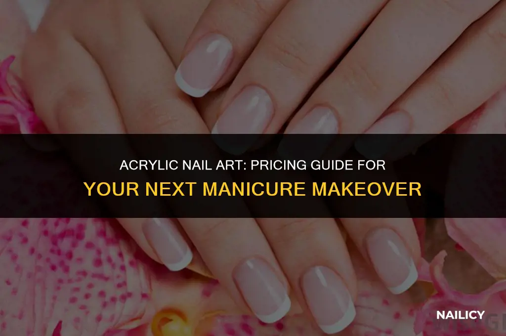 how much is it to get acrylic nails painted