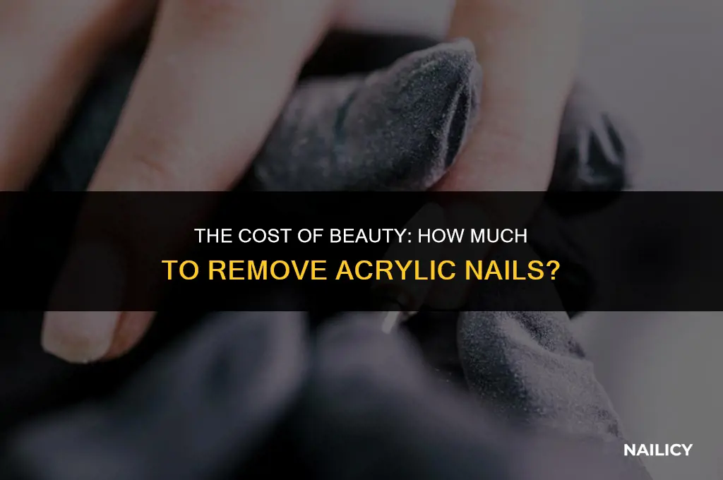 how much is it to get acrylic nails soaked off