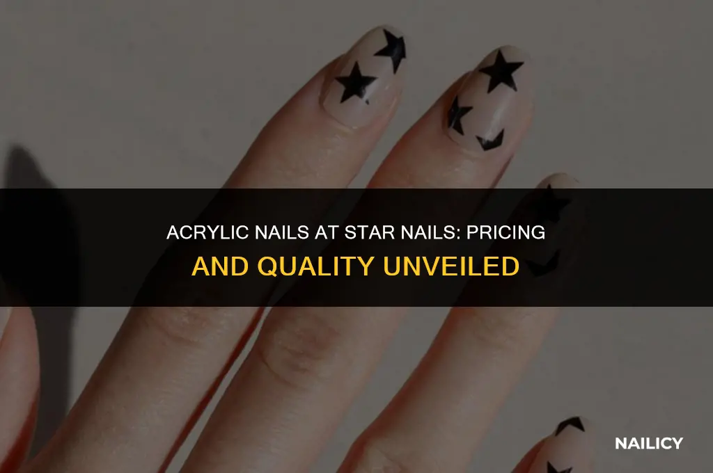 how much is it to get acrylics at star nails