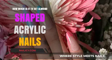 Almond-Shaped Acrylic Nails: Cost Breakdown and Design Ideas