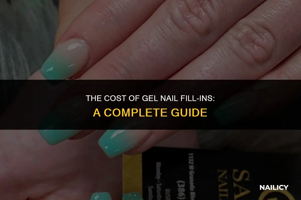 how much is it to get gel nails filled