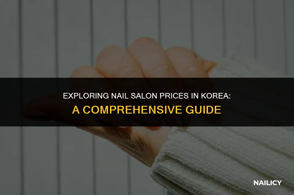 how much is it to get nails done in korea