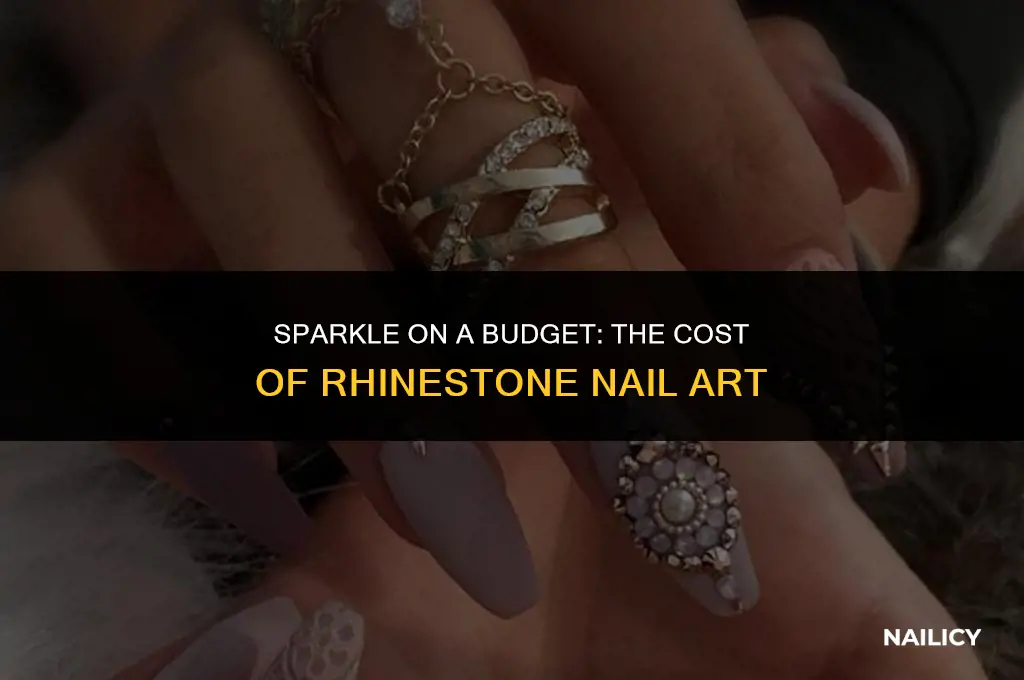 how much is it to get rhinestones on your nails