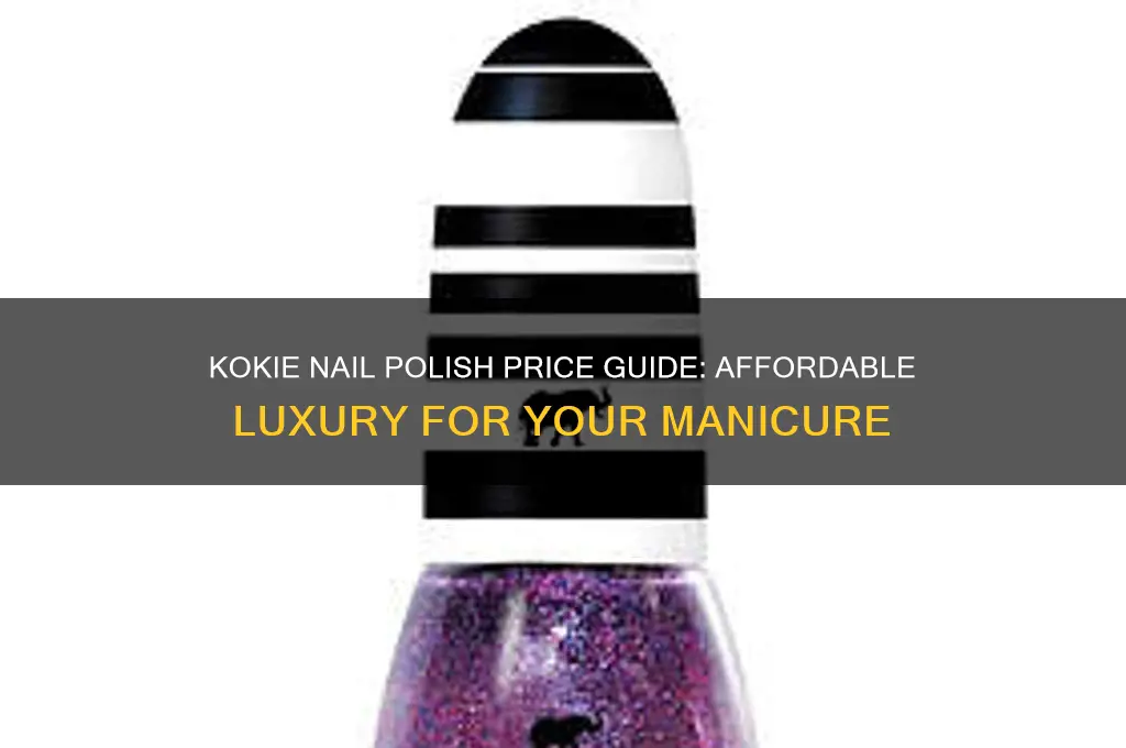 how much is kokie nail polish