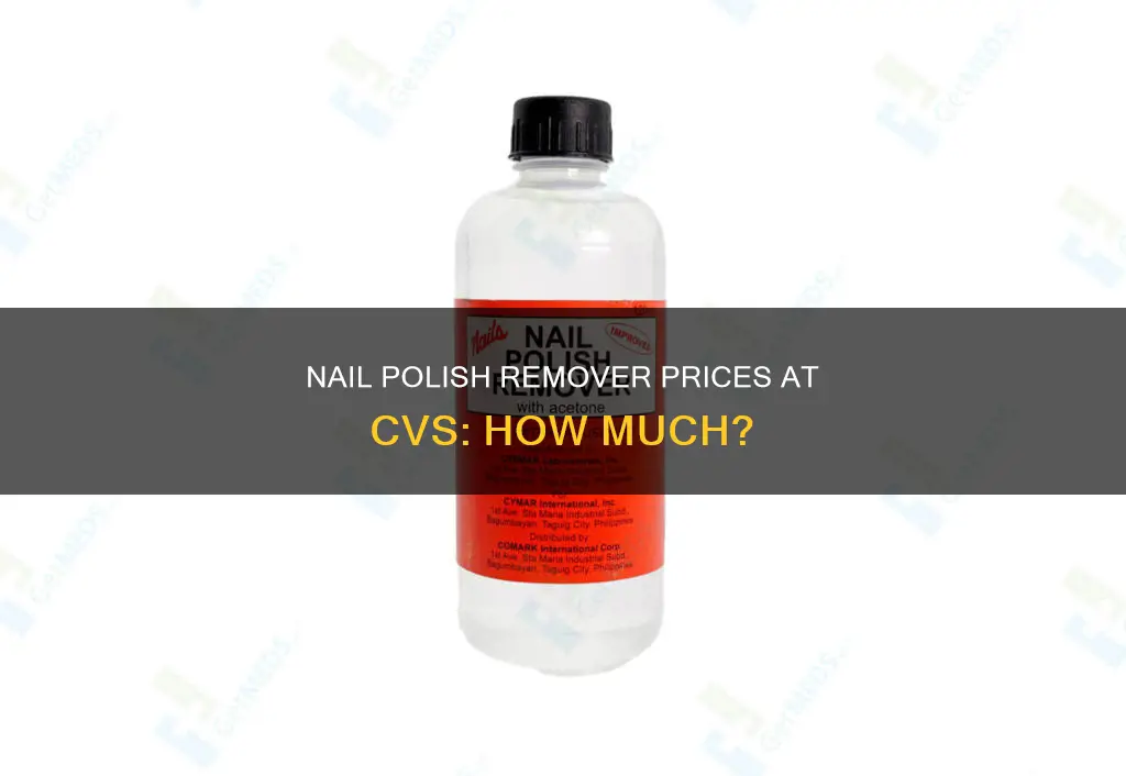 how much is nail polish remover at cvs