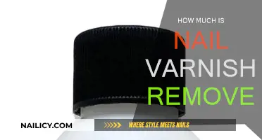 Cost of Nail Varnish Remover: How Much?