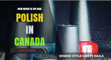 OPI Nail Polish Prices in Canada: A Comprehensive Cost Guide