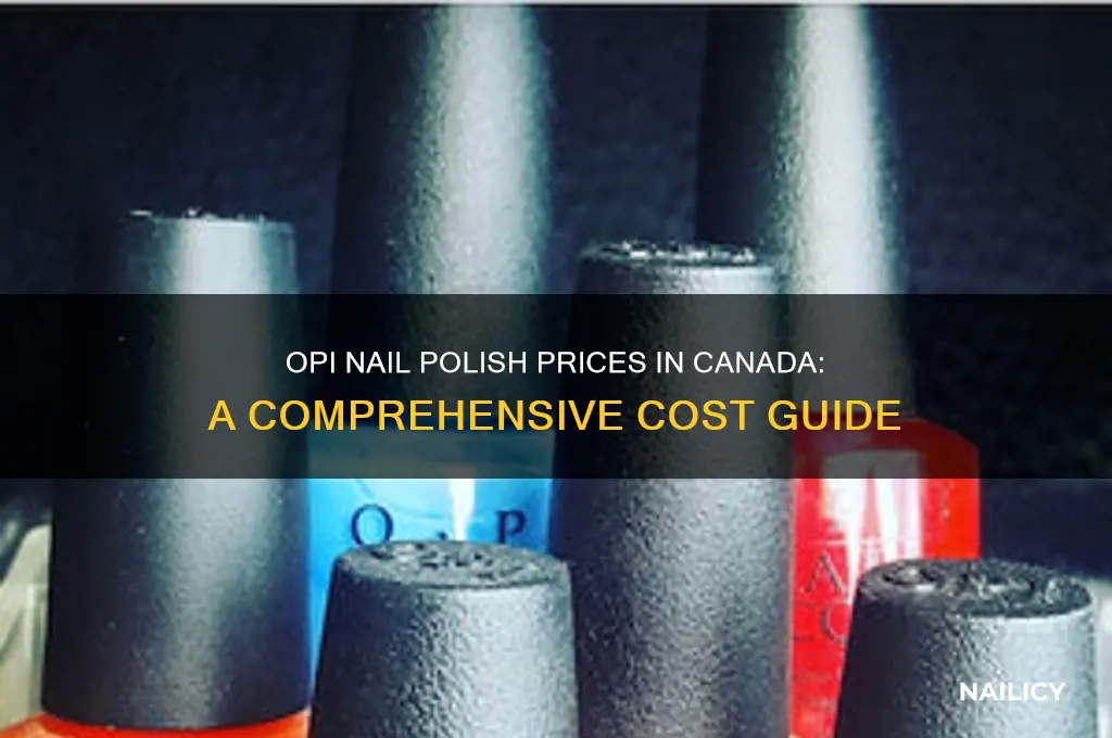 how much is opi nail polish in canada