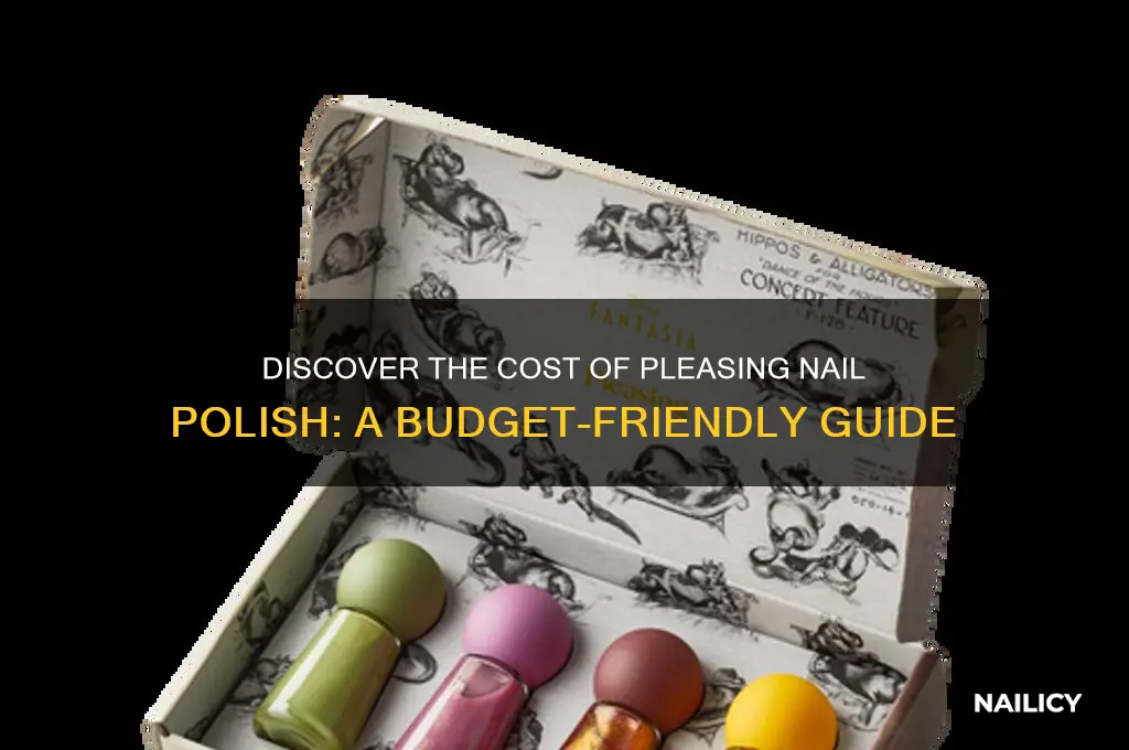 how much is pleasing nail polish