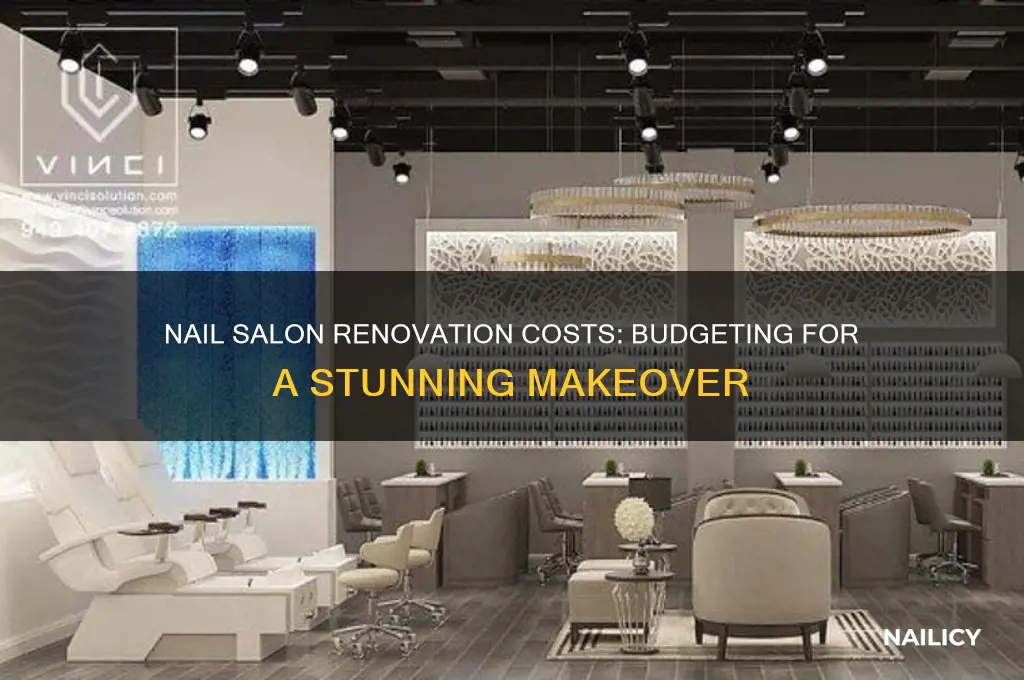 how much is renovation on nail salon