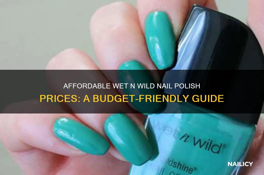 how much is wet n wild nail polish