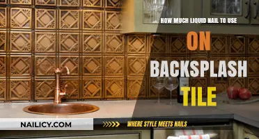 Precision in Application: Optimal Liquid Nail Usage for Backsplash Tiles