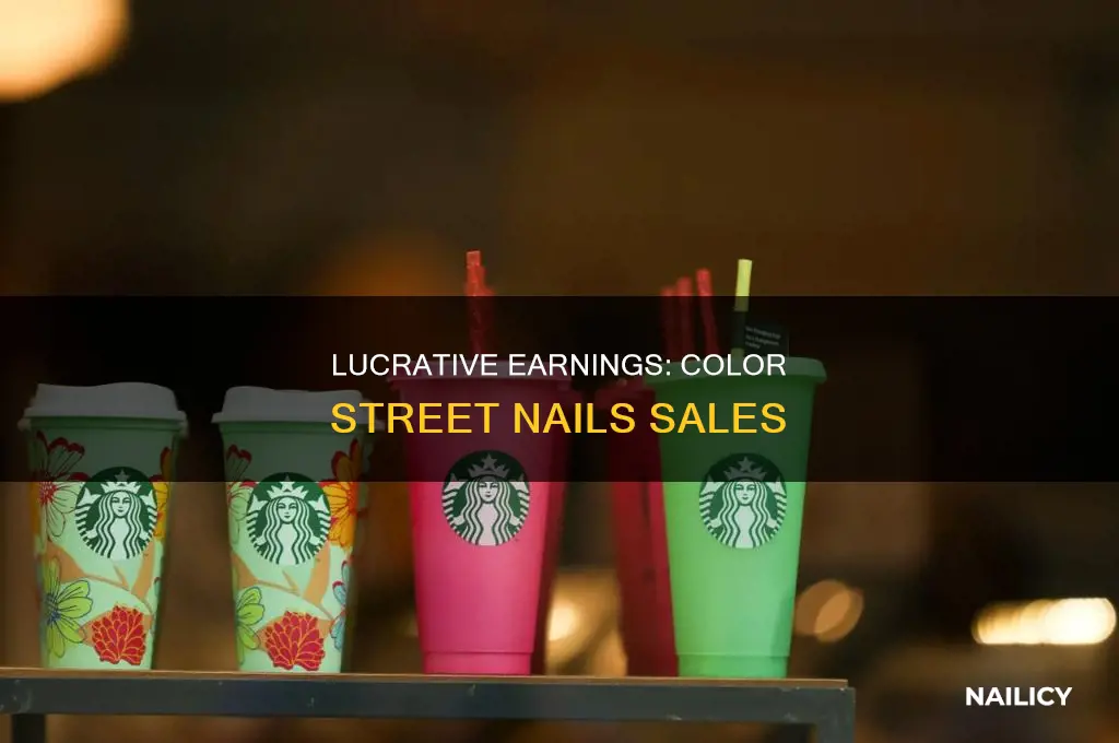 how much money do you make selling color street nails