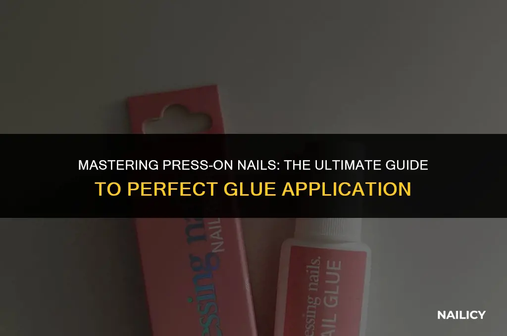 how much nail glue to use for press on nails