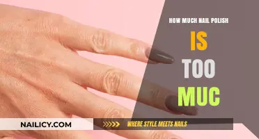 How Much Nail Polish is Too Much: Striking the Perfect Balance