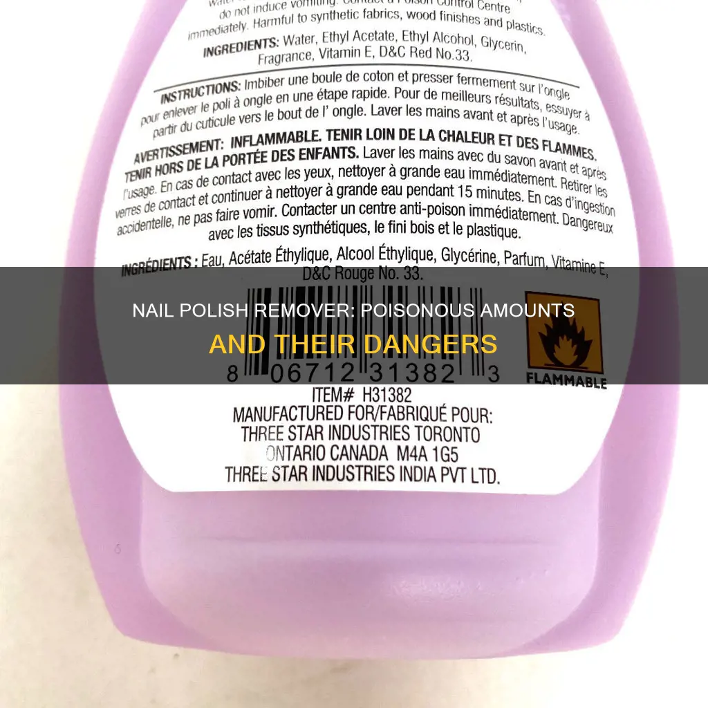 how much nail polish remover can kill u