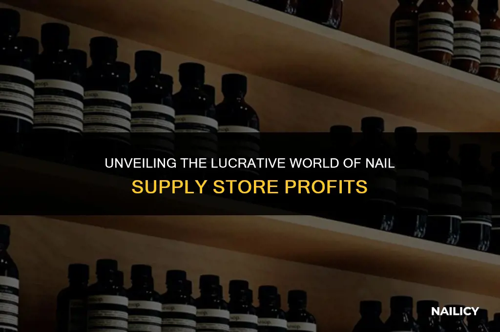 how much nail supply store get paid