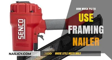 Optimal PSI Settings for Your Framing Nailer: A Comprehensive Guide