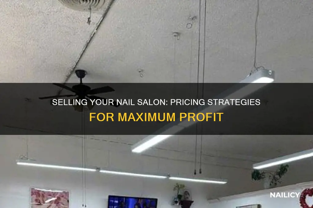 how much selling nail salon
