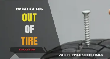Tire Trouble: The Cost of Removing a Nail from Your Tire