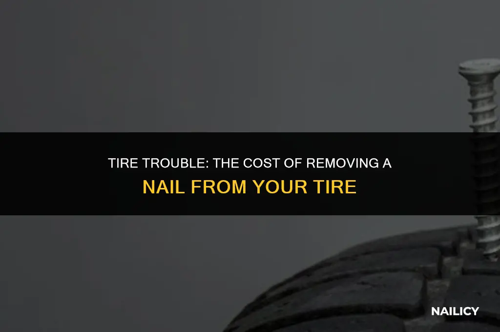 how much to get a nail out of tire