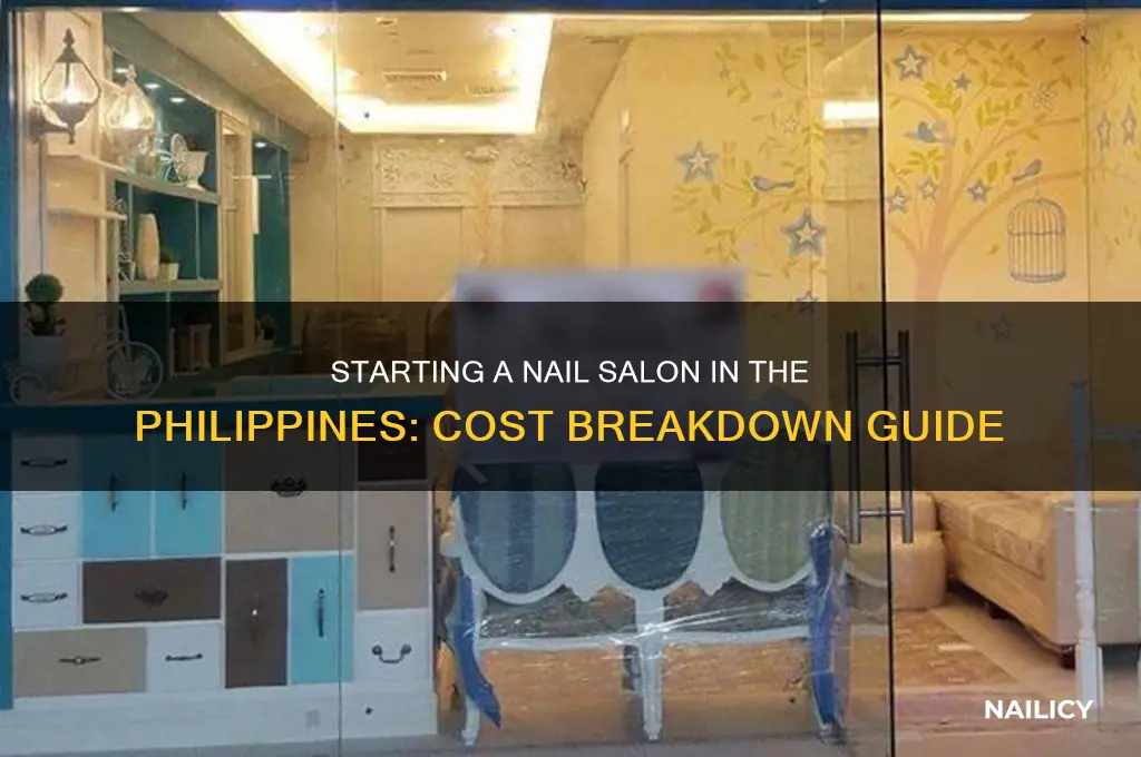 how much to open a nail salon in the philippines
