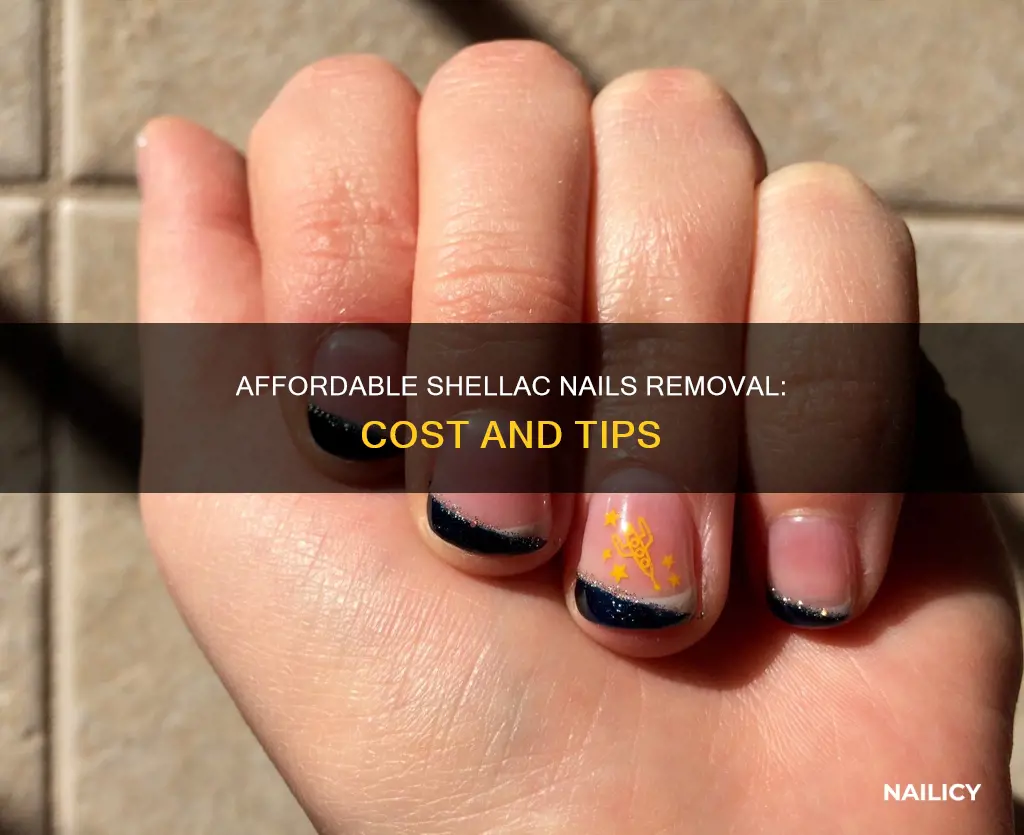how much to remove shellac nails