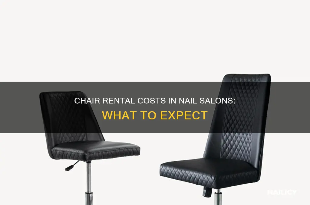 how much to rent a chair in a nail salon
