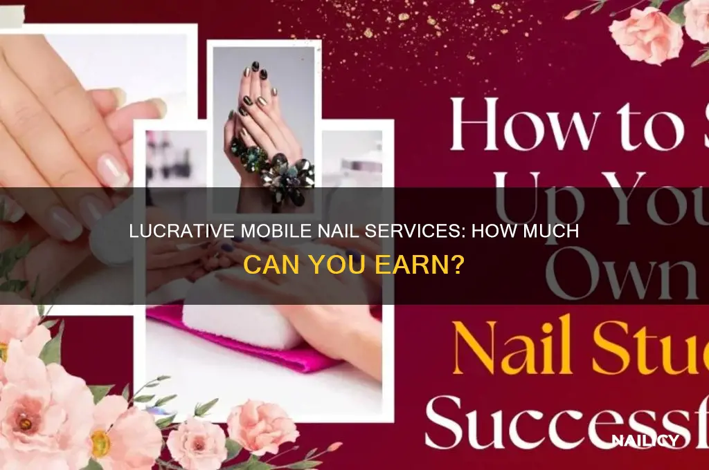 how much would a traveling nail tech would make