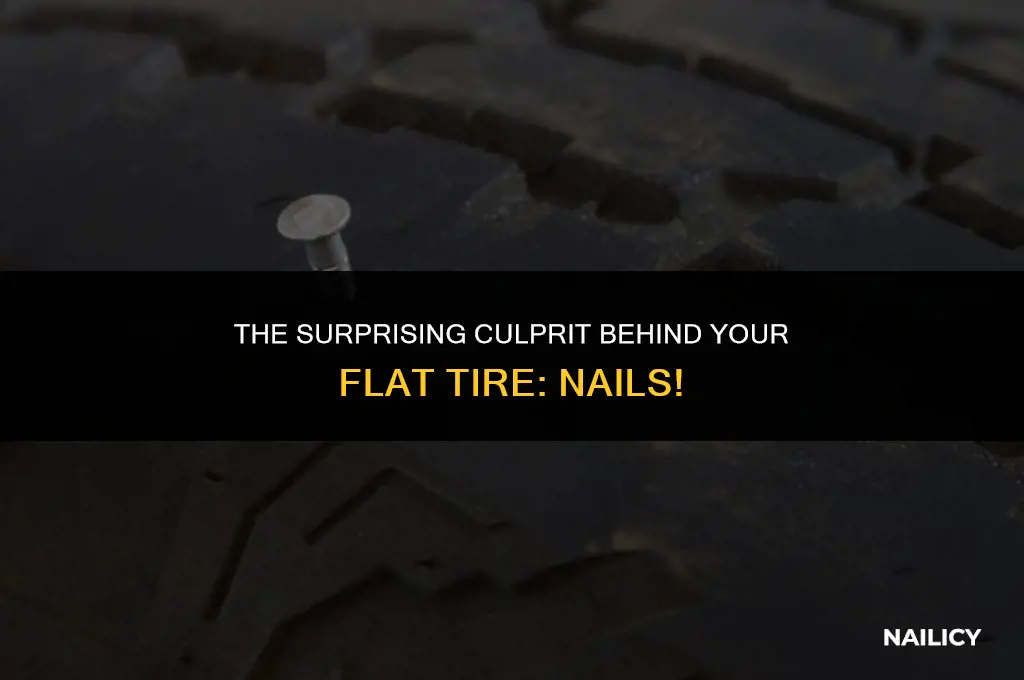 how nail gets in tire