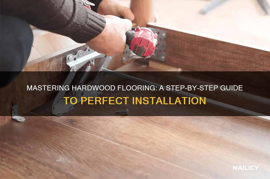how nail hardwood flooring
