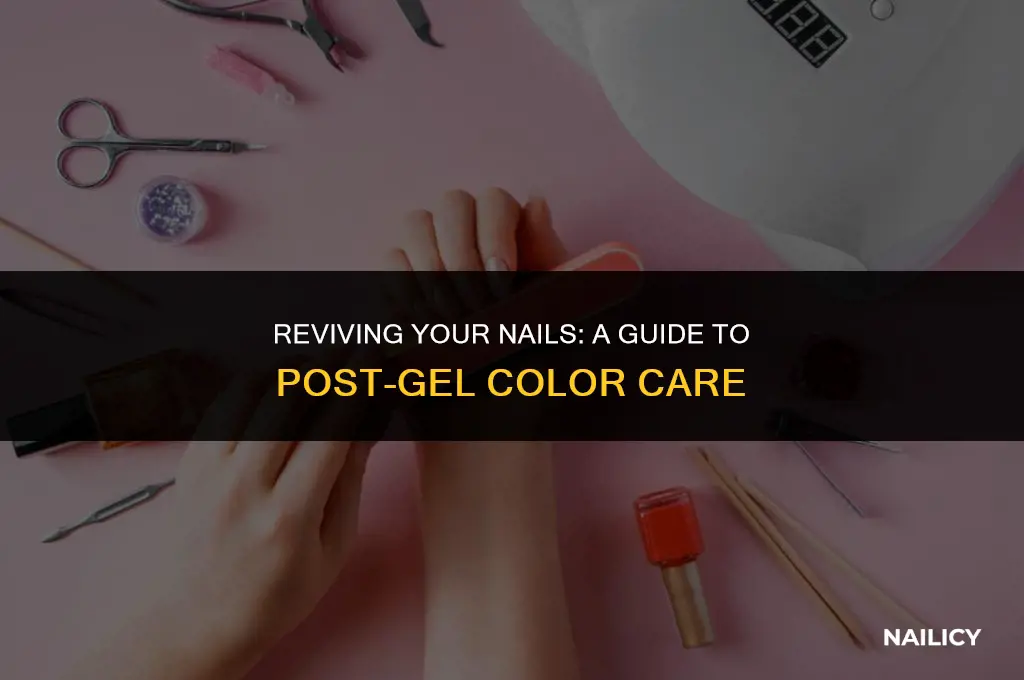 how nail look after getting gel color for years