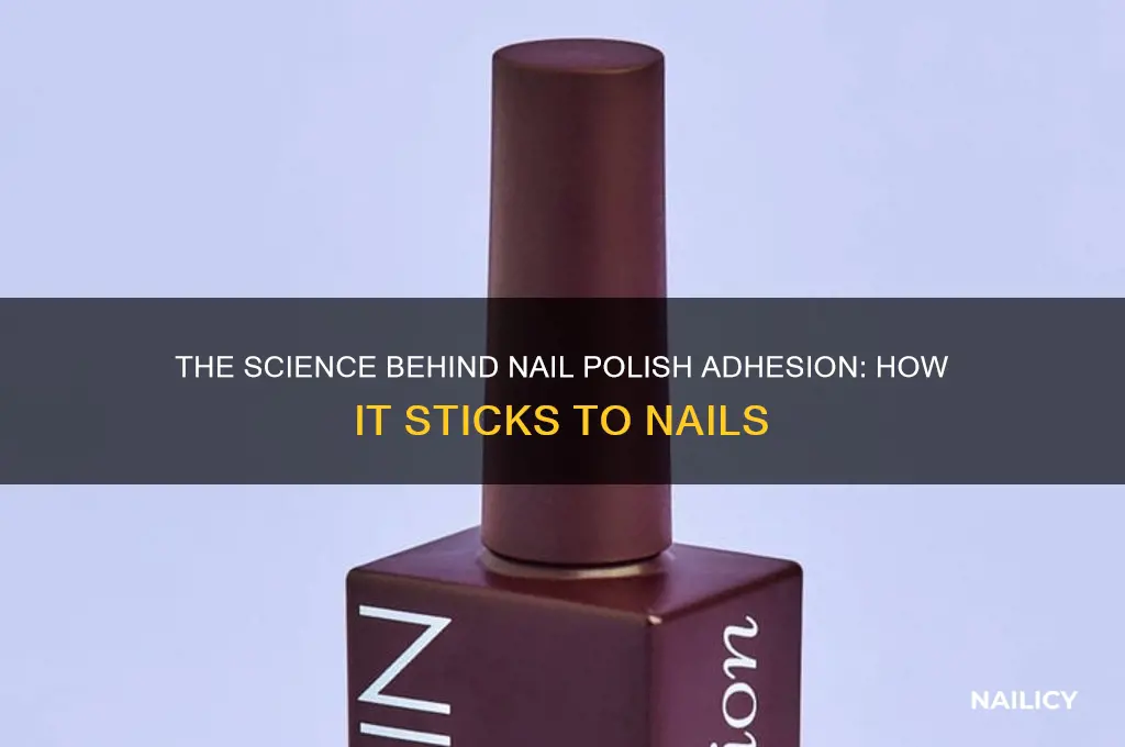 how nail polish sticks to nails