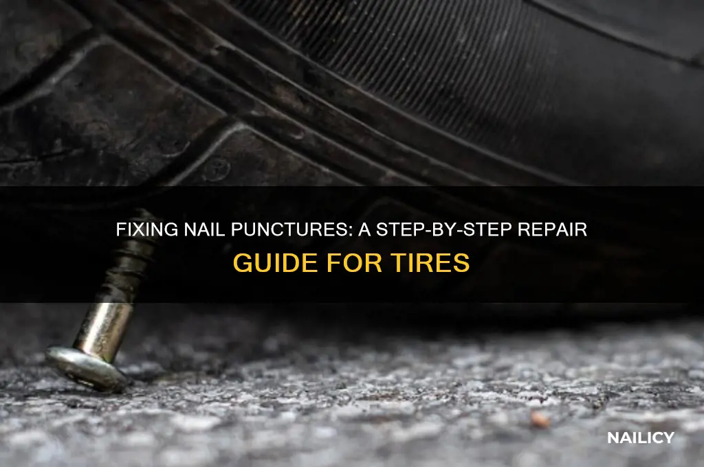 how nail punctures are repaired