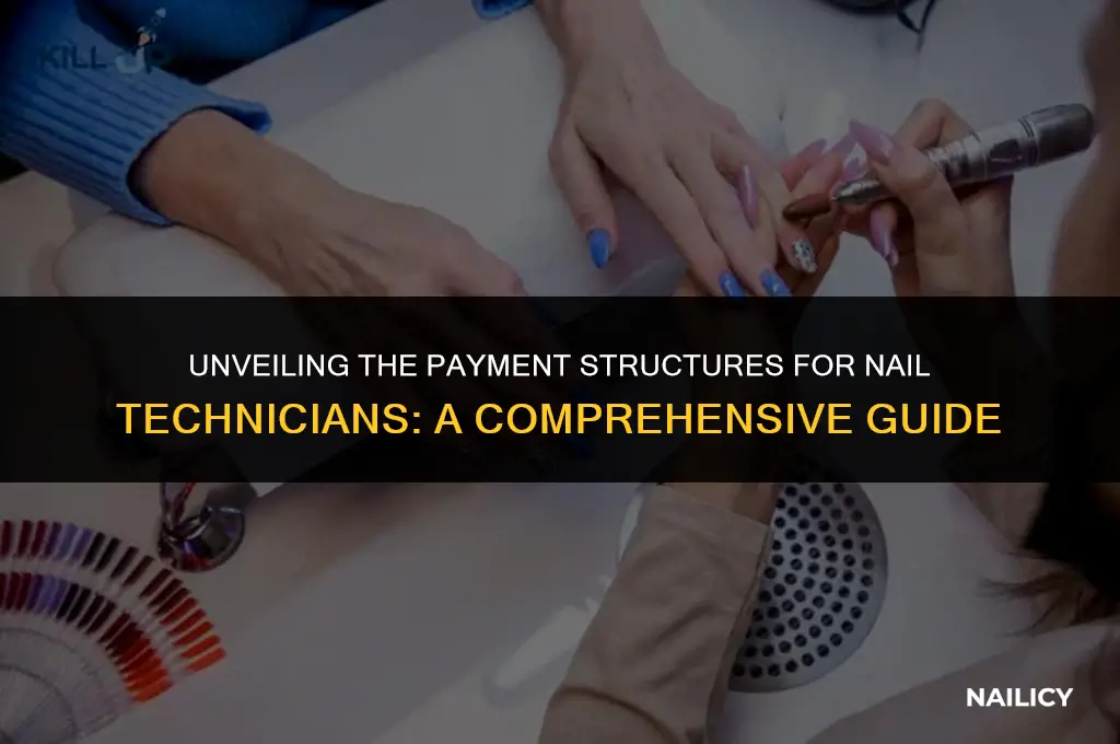how nail technicians get paid