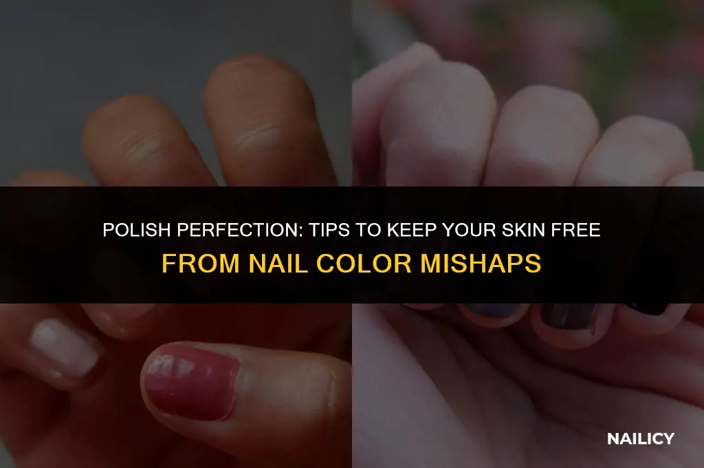 how not to get nail polish on skin