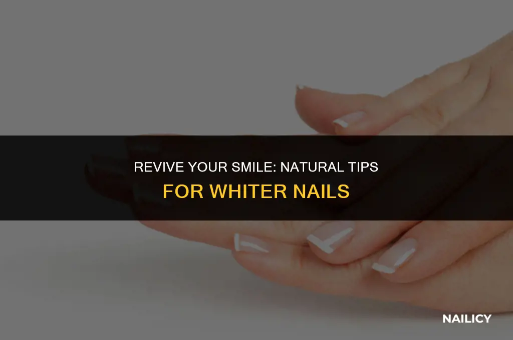 how o get nails white again