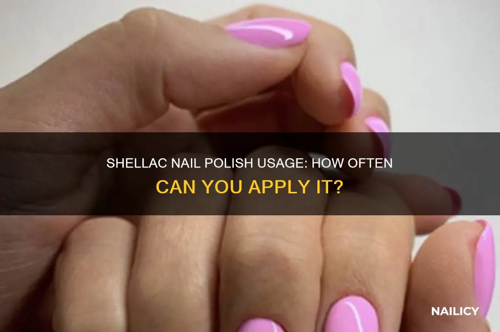 how often can you use shellac nail polish