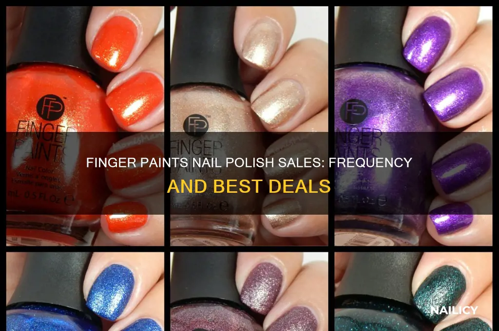 how often do finger paints nail polish go on sale