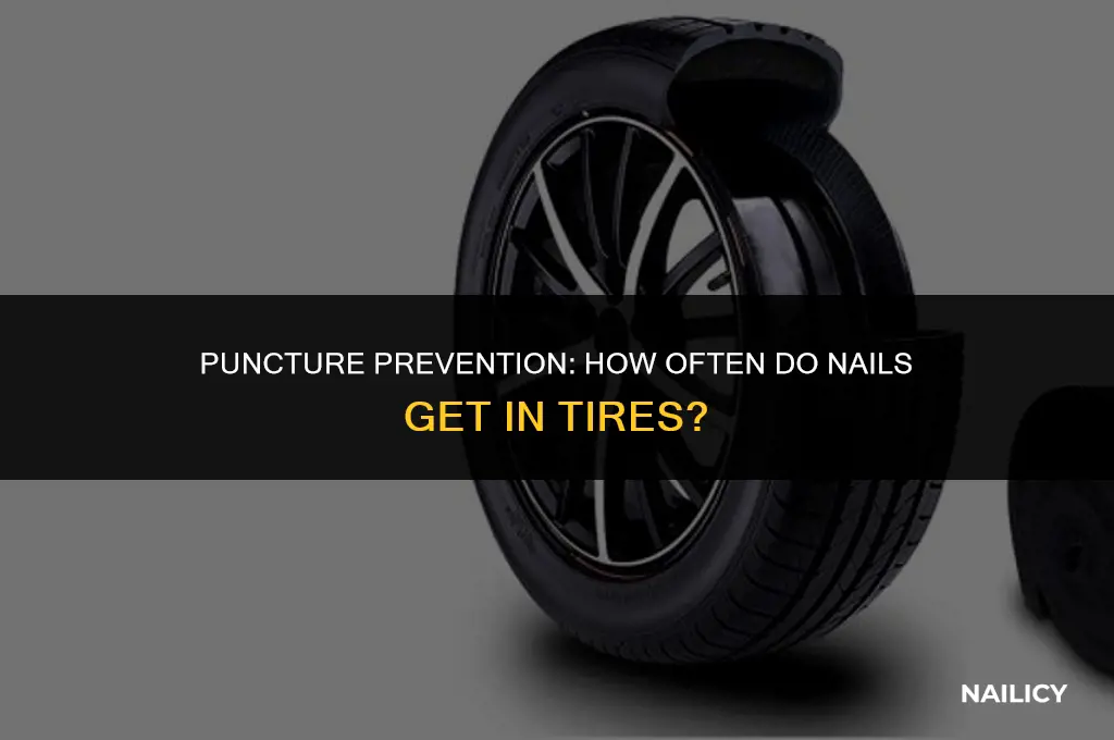 how often do nails get in tires