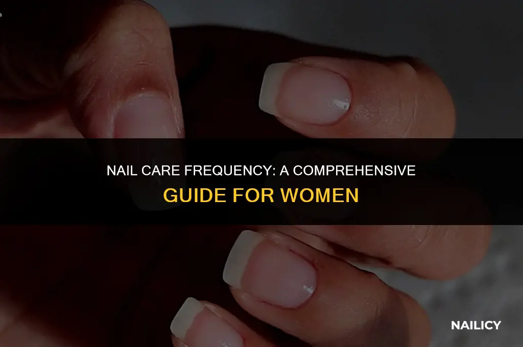 how often do women get their nails done