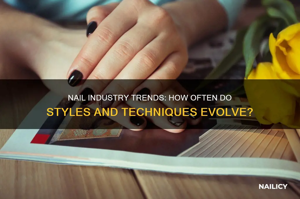 how often does the nail industry change