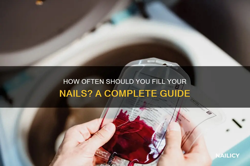 how often nails filled