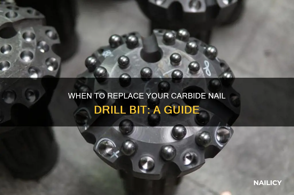 how often replace carbide nail drill bit