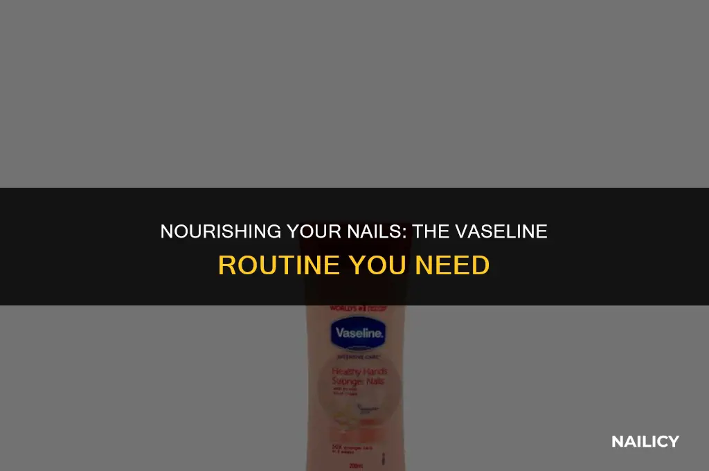 how often should i use vaseline on your nails
