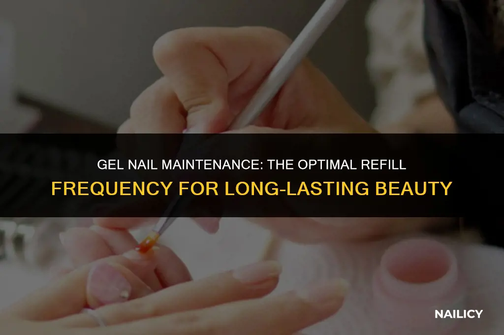 how often should you get gel nails refilled