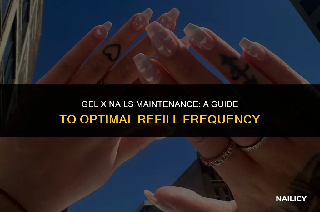 how often should you get gel x nails done