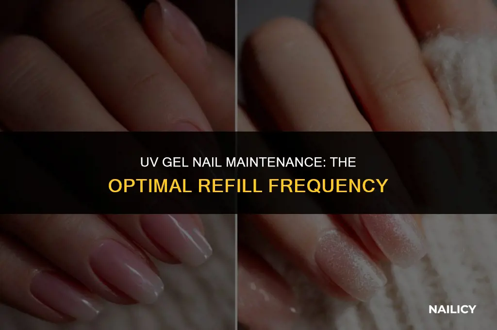 how often should you get uv gel nails filled