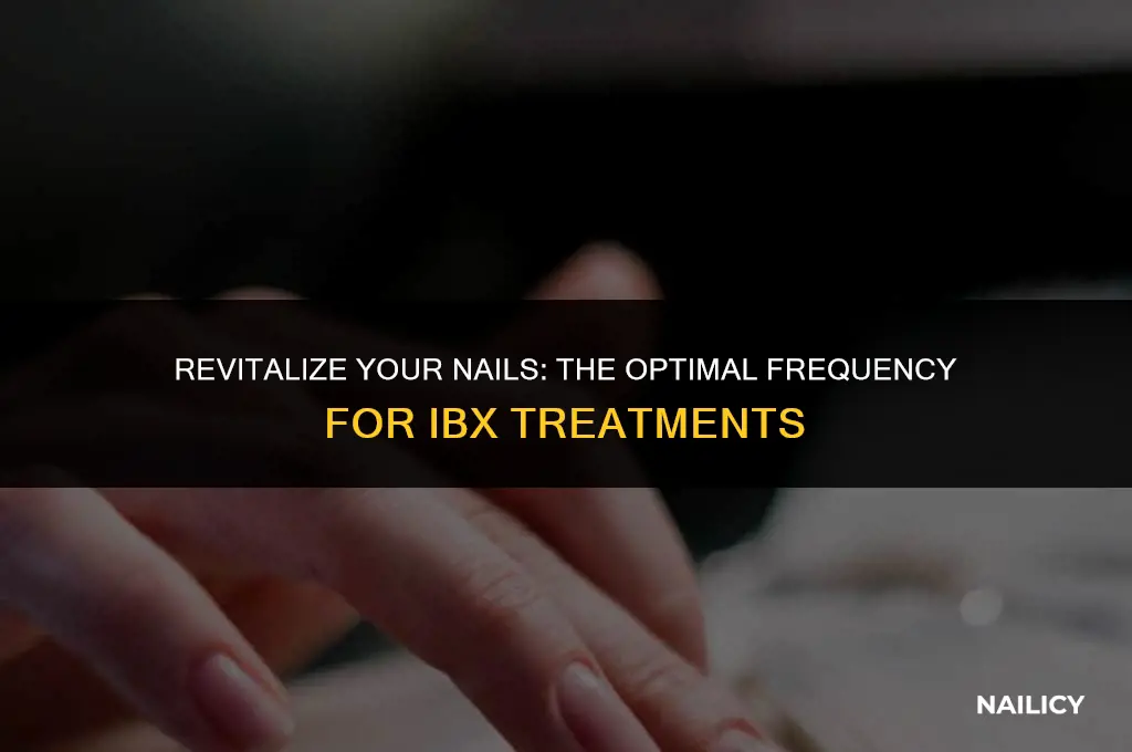 how often should you use ibx nail treatment